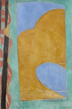  abstrakt - Gelber Vorhang 1914 abstrakter Fauvismus Henri Matisse